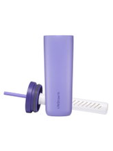 LifeStraw Thermobecher Go Steel Tumbler Isolierter aus Edelstahl, mit Wasserfilter, mit Trinkhalm - violett - 500 ml